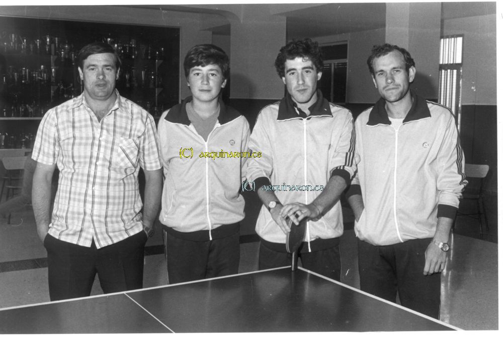 1983 Equipo de Tenis de Mesa Concello de Narón